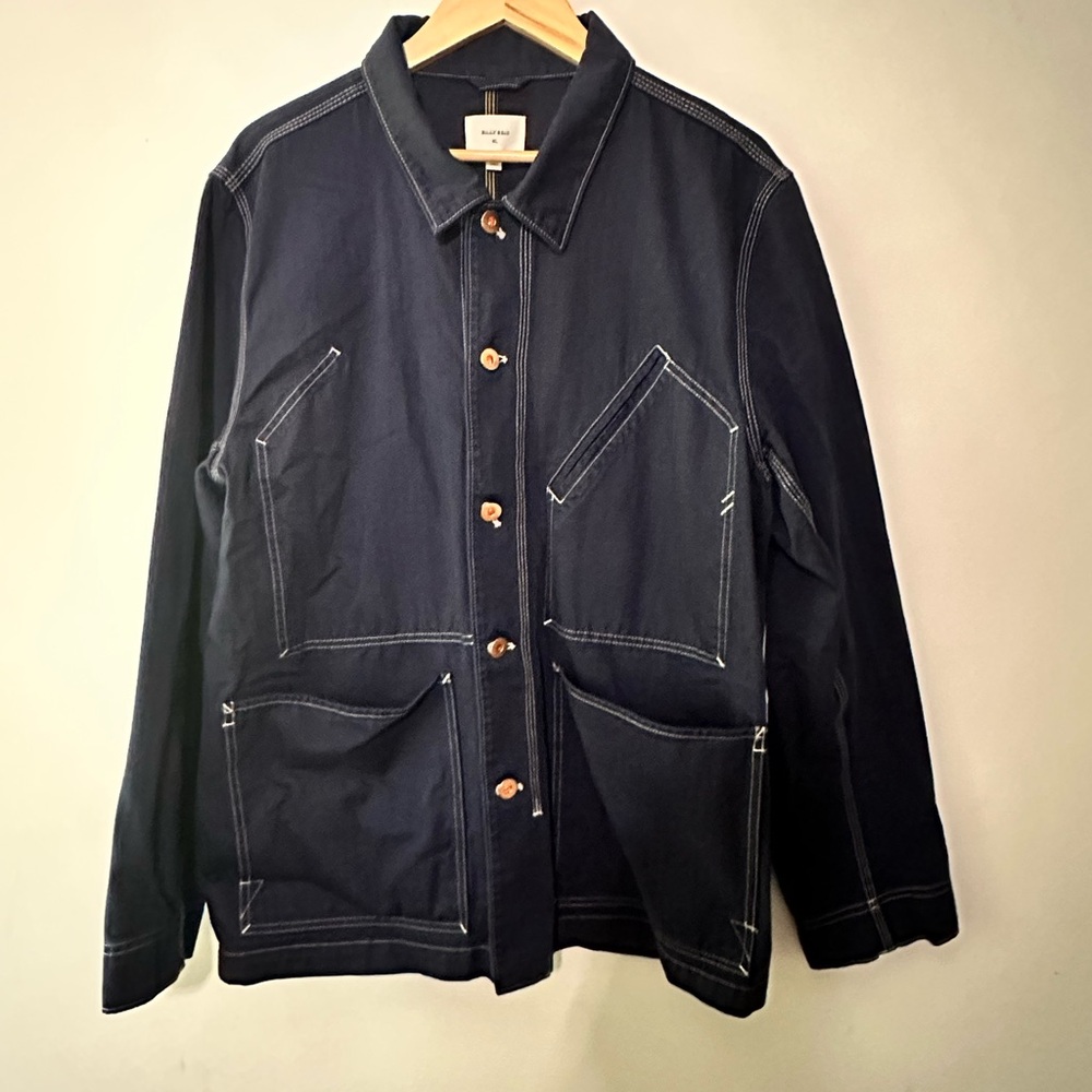 Billy Reid Men's Navy Jacket EUC